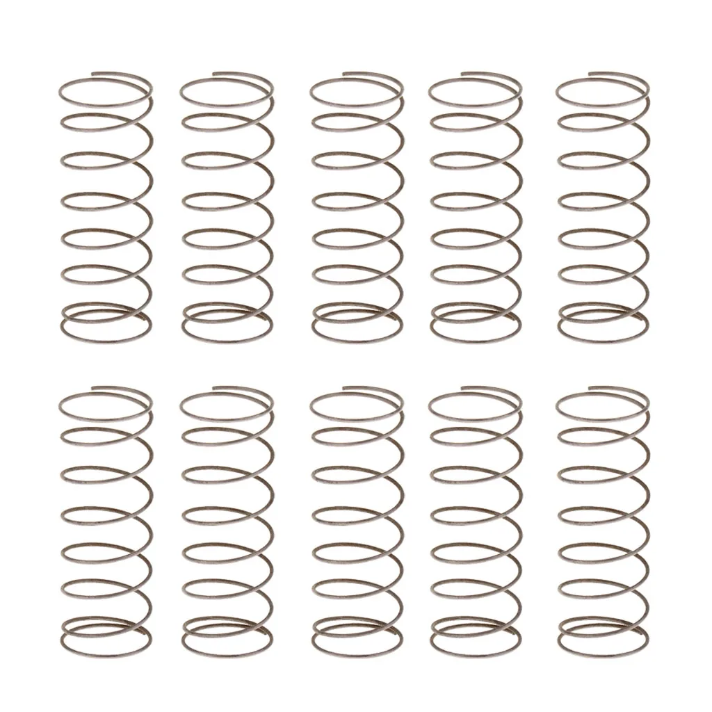 Pack of 10 Metal Trombone Springs for Trombone Replacement Accessory