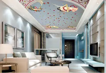 

custom 3d ceiling wall papers home decor living room Angel Returning 3d ceiling murals wallpaper 3d photos ceiling wallpaper