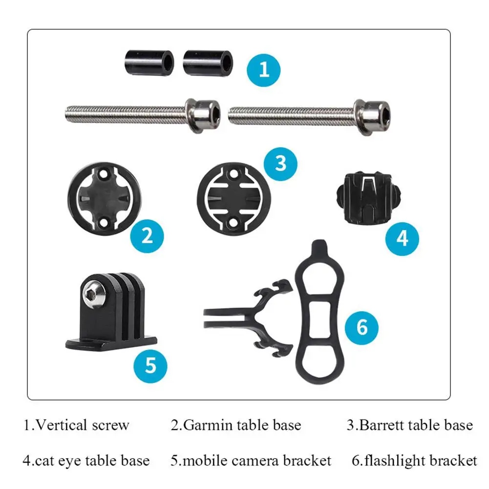 Монтажный 6 шт./партия для горного велосипеда, удлиняющий светильник, держатель для шоссейного велосипеда