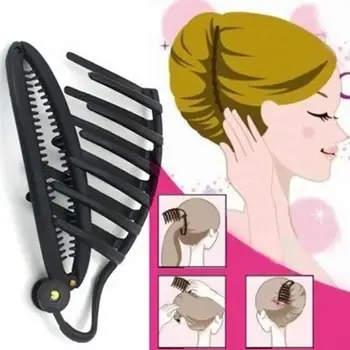 

Best Sale High Quality Newest For Women Girls Gifts Butterfly Holding Hair Claw Bright Black Section Styling Tools Hair Clip