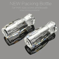 1 Bottle Glitter Micro Beads Caviar Decoartion Box Nail Art Accessory Rhinestone Mini Tiny Bead Jewelry Empty Bottle 6.3*2.5CM