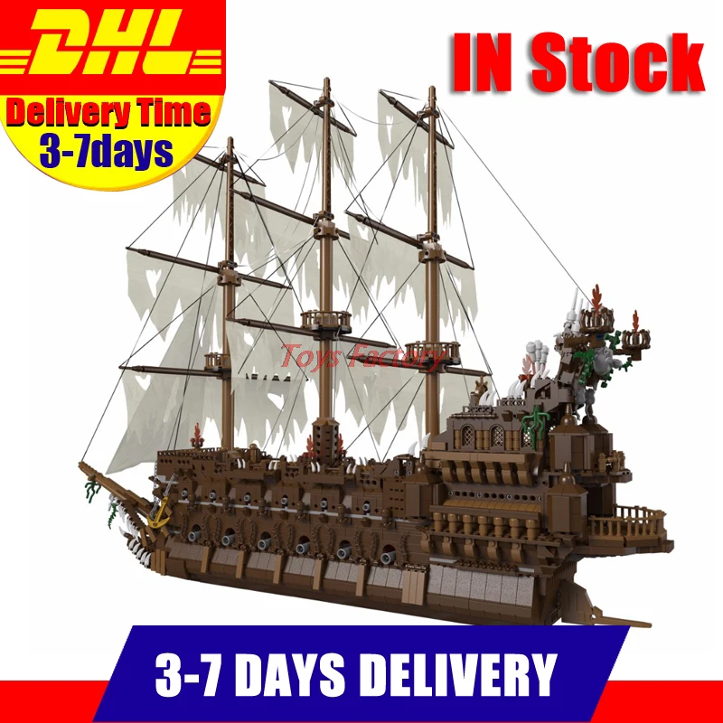 

IN Stock DHL Free Lepin 16016 3652Pcs Movies Series MOC The Flying the Netherlands Building Blocks Bricks Toys to Children Gifts