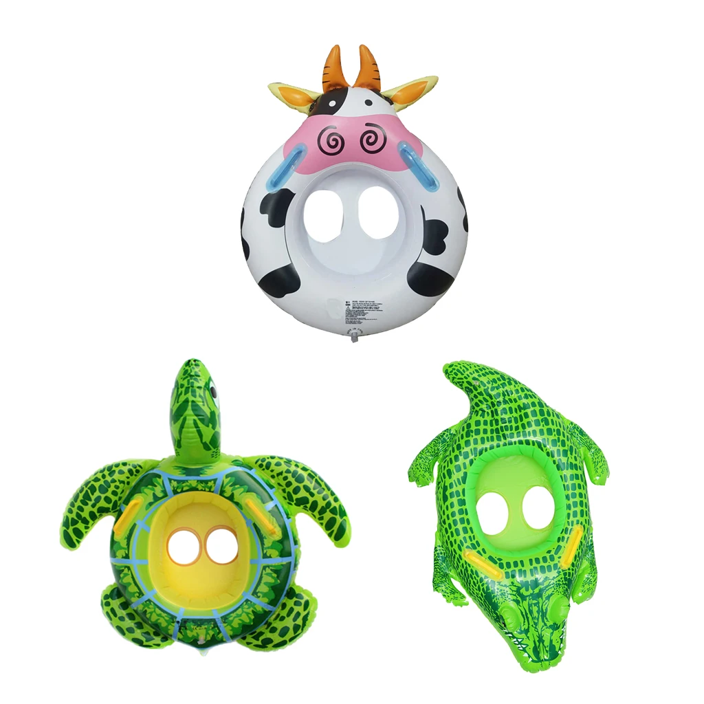 3Pcs Inflatable Swimming Ring Kids Floats Pool Toy Swim Accessories for Toddlers Baby Fun Outdoor Beach Float Ring 80cm