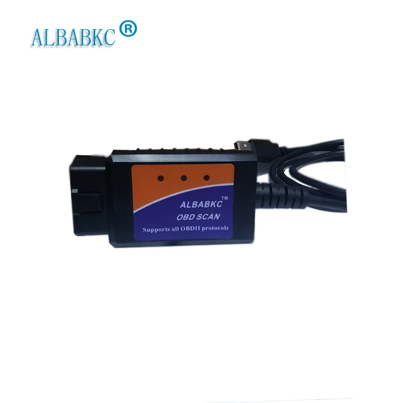 ALBABKC ELM327 USB HS MS автоматический диагностический инструмент для сканирования supprot