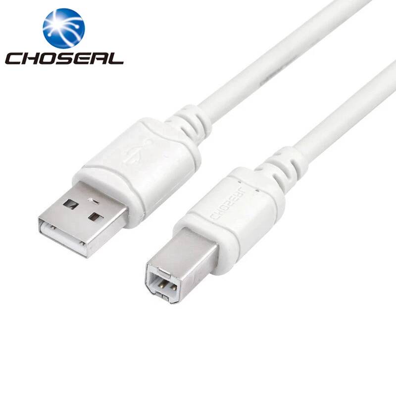 

Choseal QS5307 USB 2.0 Type A Male To B Male Scanner Printer Cable Data Sync Cable 1M/2M For Printer Mobile DVD Drive