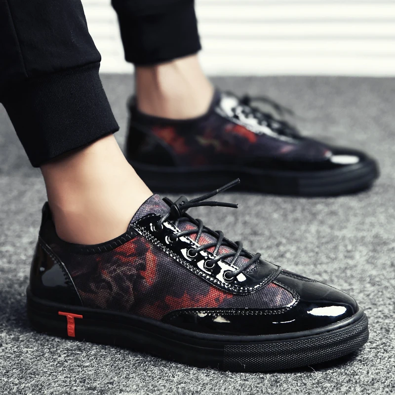 

New Arrival Men Vucalnized Shoes Men Flats Shoes Breathable Fashion Men Casual Canvas Shoes Zapatos Hombre Mens Flats Lace Up