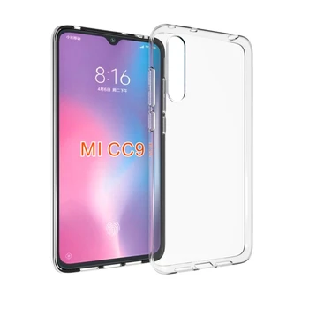 

100pcs/lot High quality transparent smooth Soft TPU Cover Case For Xiaomi CC9 A3