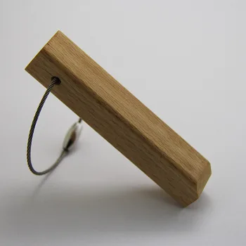 

Wholesale 50Pcs Vintage Beech Wooden Key Chain 100% Natural Wood Car Tags Ornaments Jewelry Promotional Gift -Free shipping