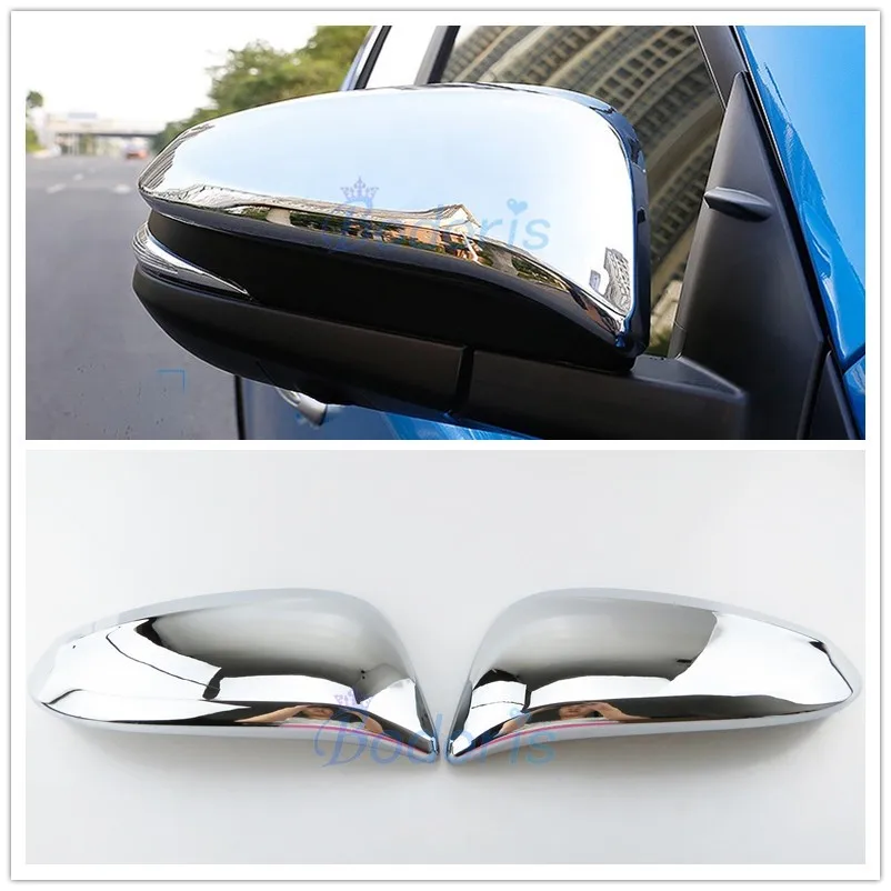 

Chrome Car Styling Door Mirror Cover Overlay Rearview Trim Panel Frame 2014 2015 2016 2017 2018 For Toyota RAV4 Accessories
