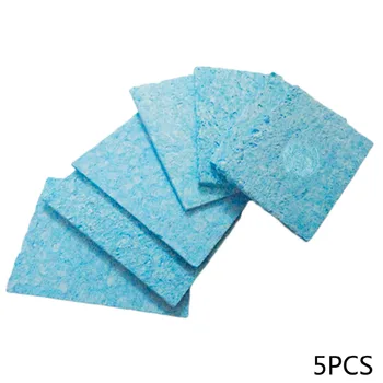 

Cleaning Tools 5pcs/lot 6cm*6cm Soldering Iron Solder Tip Welding Cleaning Sponge Pads Universal Soldering Iron Color Random