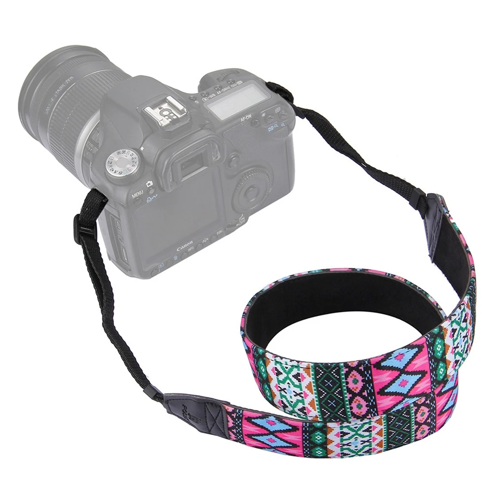 Многоцветная камера плечевой ремень шейный ремень Прочные Ремни для камеры Ретро этнический стиль для Canon sony Nikon всех DSLR камер