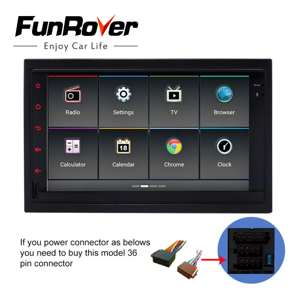 Funrover android5.1 dvd плеер автомобиля GPS Радио навигации старый WV оригинальный VW ISO Plug for