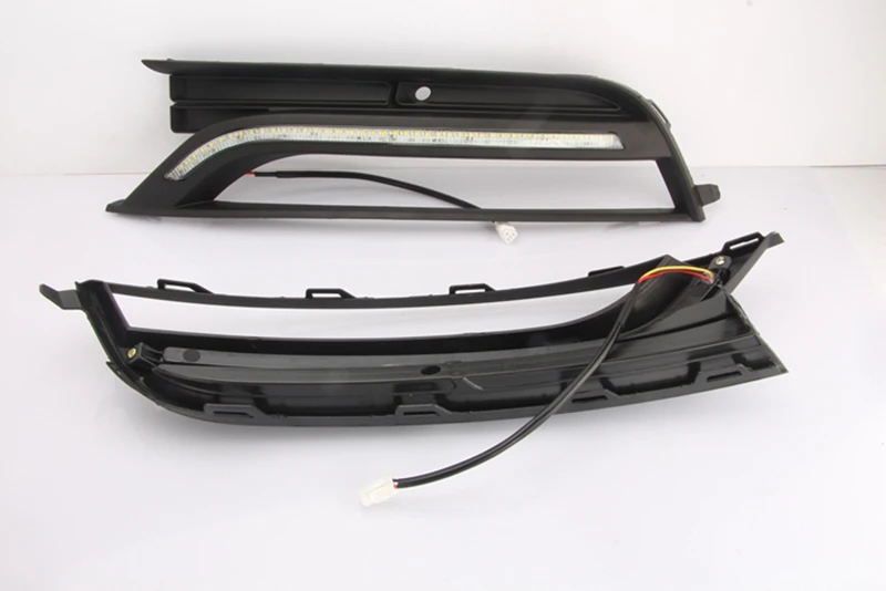 Car Flashing 1Pair DRL For Volkswagen VW Passat 2013 2014 2015 Passat