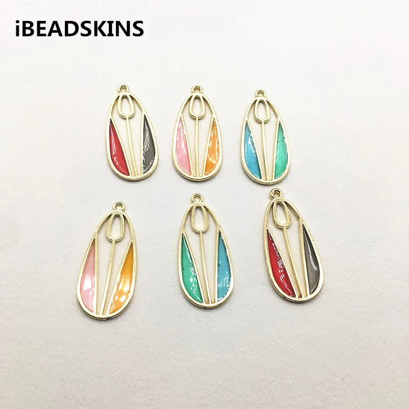 

New arrival! 35x16mm 100pcs drop shape charm for stud earrings,earrings accessories,Earring parts DIY hand Made earring making