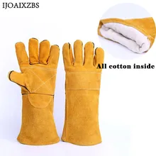 Зимние перчатки, рабочие защитные перчатки, Велет, теплые, коза, безопасность, режущий, рабочий ремонтник, гараж, мачаник, мужские перчатки