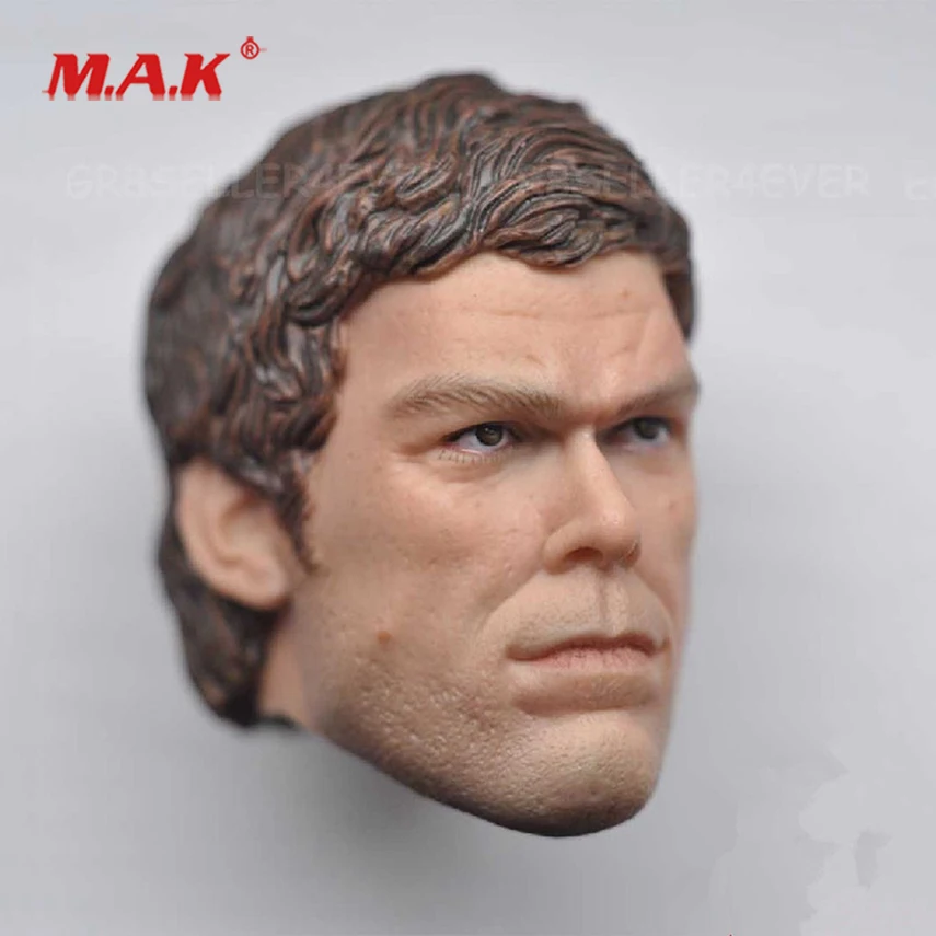 

High Quality 1:6 Scale Male Head Sculpt Dexter the Game Michael C. Hall Type fit 12" Action Figure for Collection as Gift