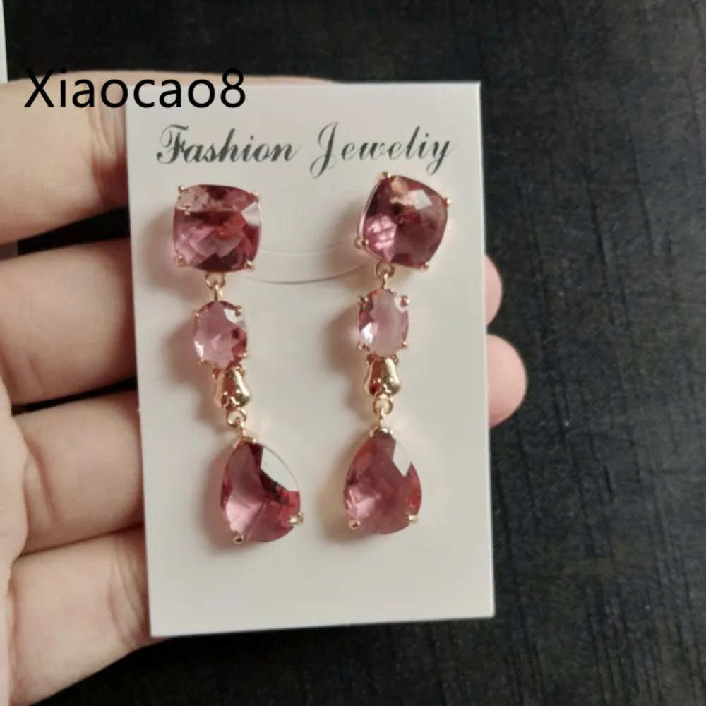 

Cat Eye Stone Long Drop Earrings for Women Vintage Earrings Indian Jewelry 2019 Trendy Earring Pendientes Mujer Wholesale