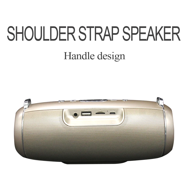

NoEnName_Null Tooth Speaker LED Single Portable LED Wireless Speaker Mini Sound System 3D Stereo Music MP3 Player Surround