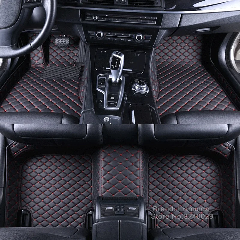 

Customized floor mats make for Ford Focus MK2 MK3 Fusion Mondeo Mustang Navigator all weather car styling carpet rugs liners