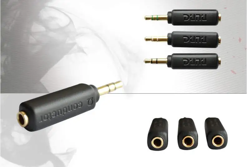 DUNU 3 5mm to 3 5mm Impedance Adapter Plug 75 150 200 ohm For Headphone HiFi Player AMP DAC Earphone Reduce Headphones Noise
