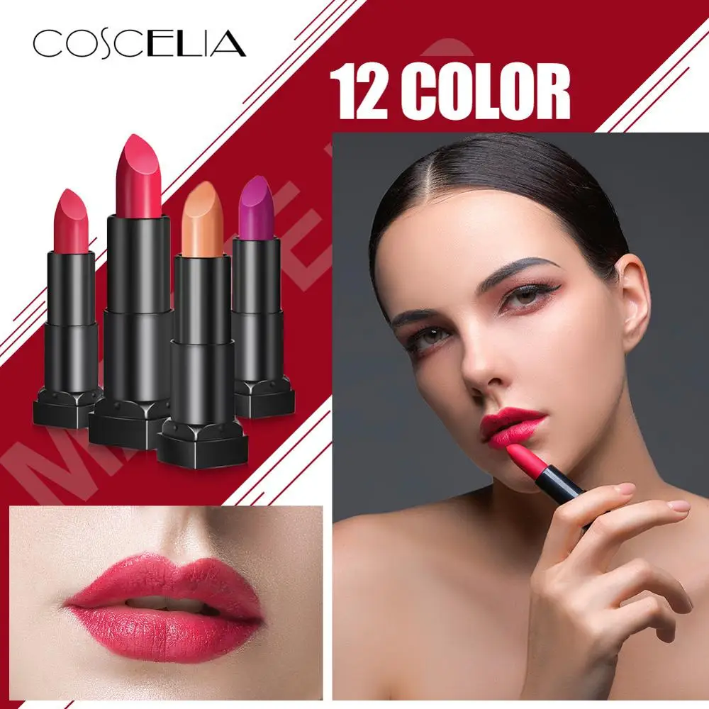Buy COSCELIA Brand Matte Lipstick Waterproof Lips