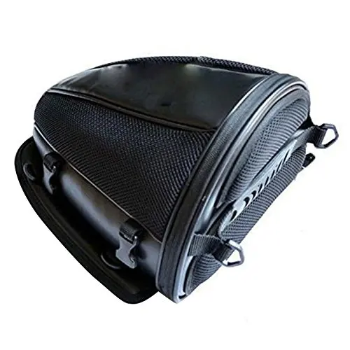 

New Motorcycle Saddlebag Tail Bag Rear Back Seat Sports Carry Bag 100% Waterproof Motorbike Bike Luggage Saddle Bag Black
