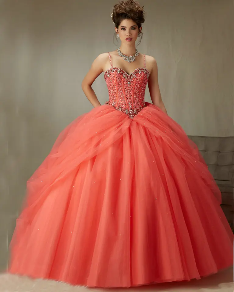 salmon quince dress
