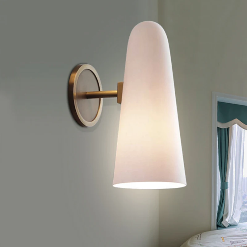 

After the modern Home Furnishing lighting creative fashion bedroom bedside lamp corridor showroom sales engineering wall lamp