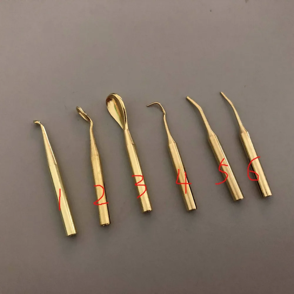 

6pcs / kit, electric wax knife blade, chisel, graver Ultra-thin electric wax knife tip Can be selected separately