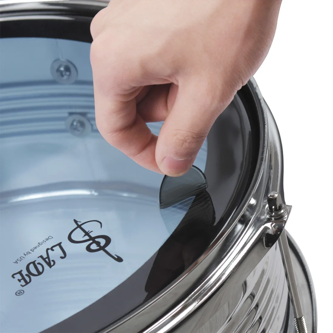 6 Pcs силиконовые многоразовые барабанные глушители для барабанов контроль тона-кофе