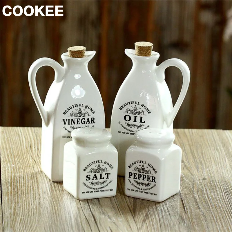 Кухонные соусы из четырех предметов устойчивые к утечке бутылка для