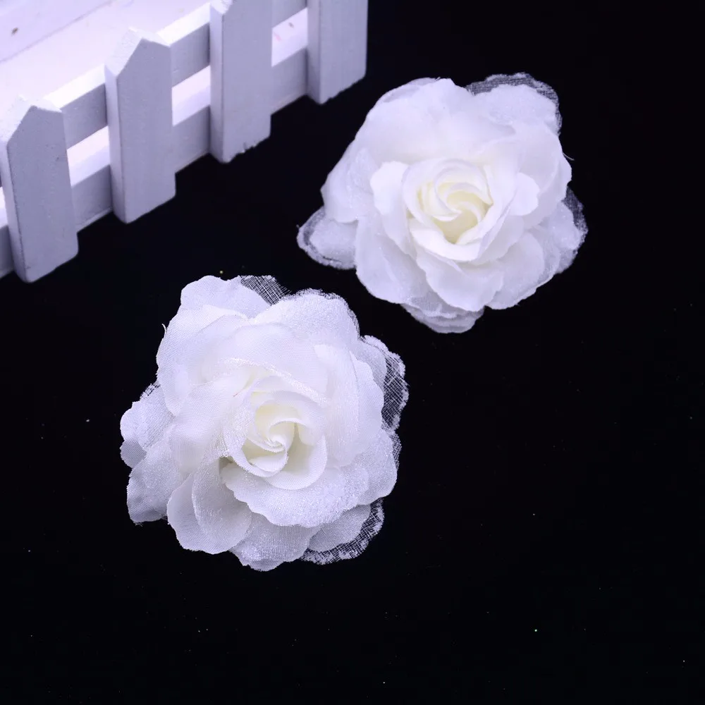 10 шт/Партия искусственный шелк роза свадебное украшение искусственное гирлянда с розами Украшение DIY Искусственные цветы в реальном прикосновении розы