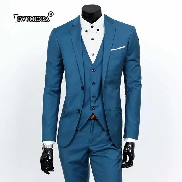 Yiwumensa 2019 Custom Made Mens Suits Wedding Groom Jacketpant