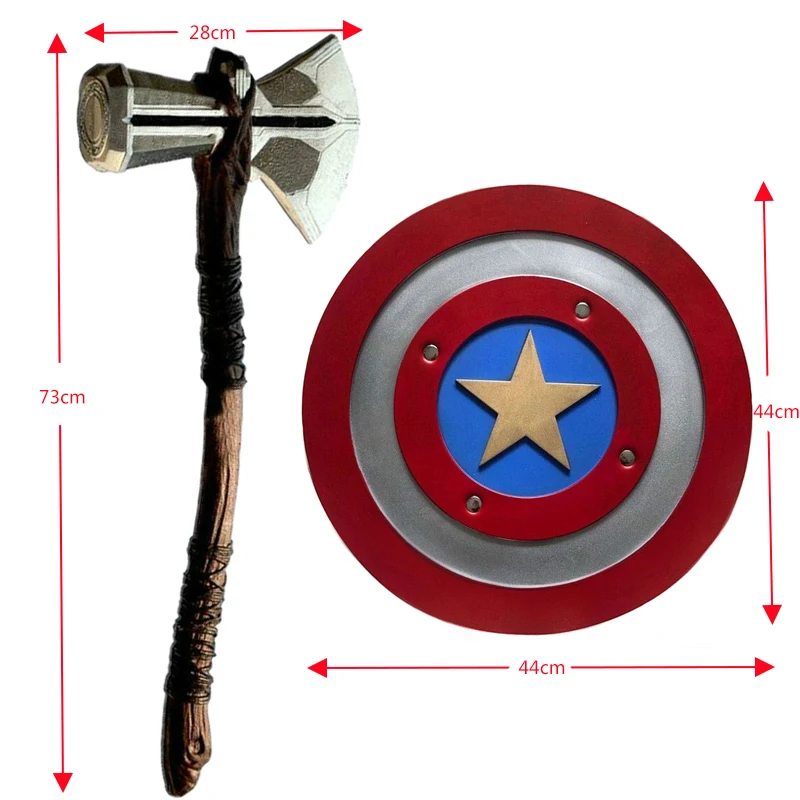 Thor Stormbreaker Axe конечная игра Капитан Америка щит Косплей Маска Стив Роджерс Тор