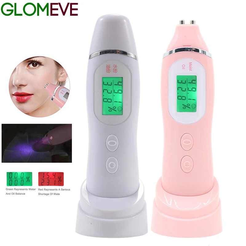 LED Liquid Crystal Digital High Precision Skin Moisture Oil Content