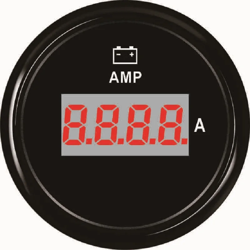 

52mm LCD Digital Ammeter AMP Gauge Ampere Meter +/-150A With Current Sensor With Backlight