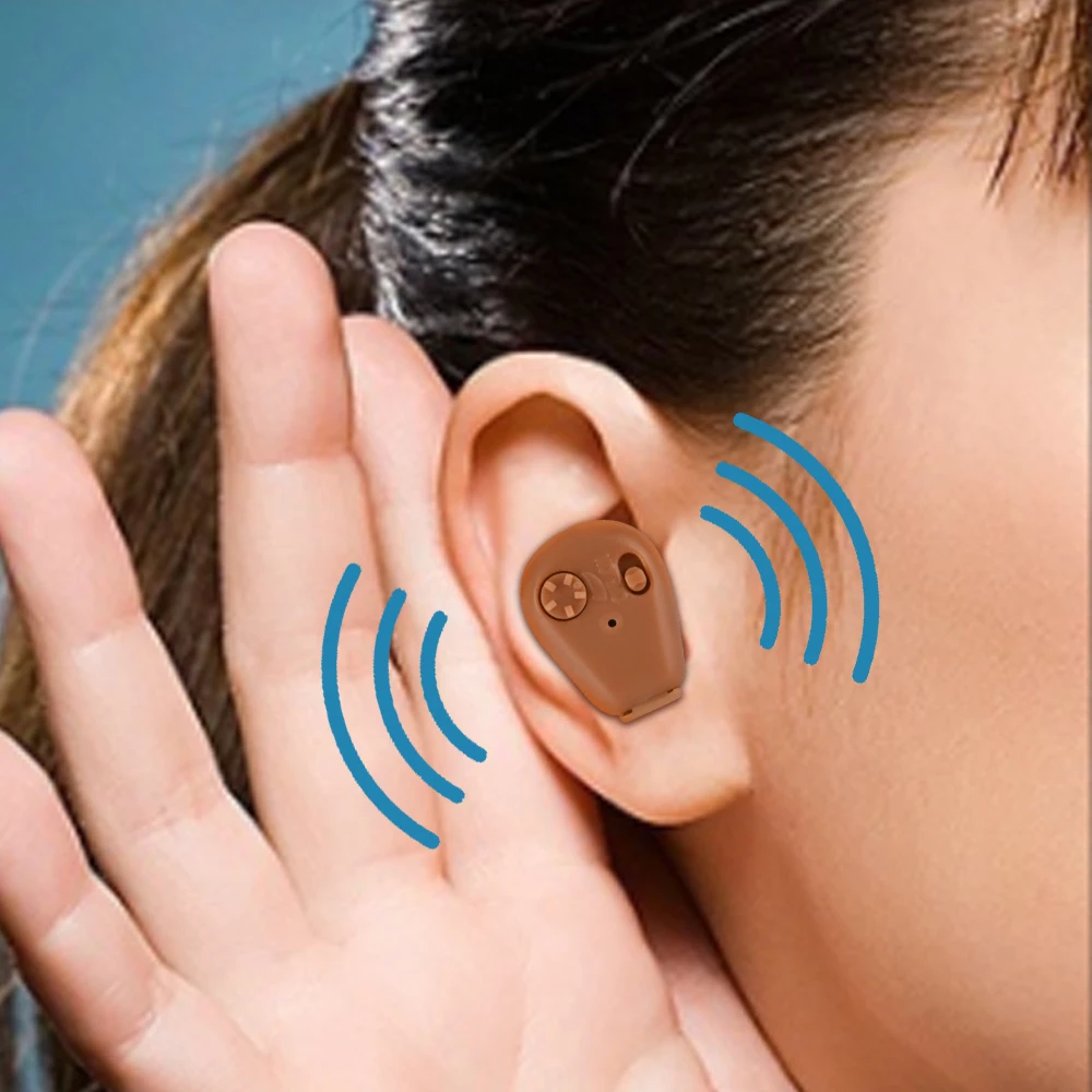 Hearing Aid Portable Rechargeable Mini Hearing Aids Invisible Hear Clear for the Elderly Deaf Ear Care Tools High Quality