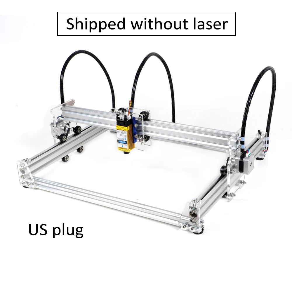 A3 Pro мини лазерный станок для резки 5500wm/3500wm/5500 mw/7 w/15 w лазерный станок DIY лазерная головка гравированное дерево для резки PWM US Plug - Цвет: 07