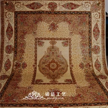 9'x12' Восточный ручной работы персидский шелковый ковер цветочный Традиционный Ковер