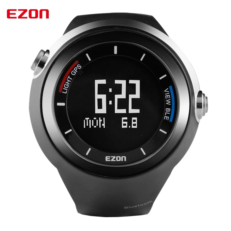 Мужские Смарт часы EZON мужские Bluetooth gps для бега фитнеса счетчик калорий
