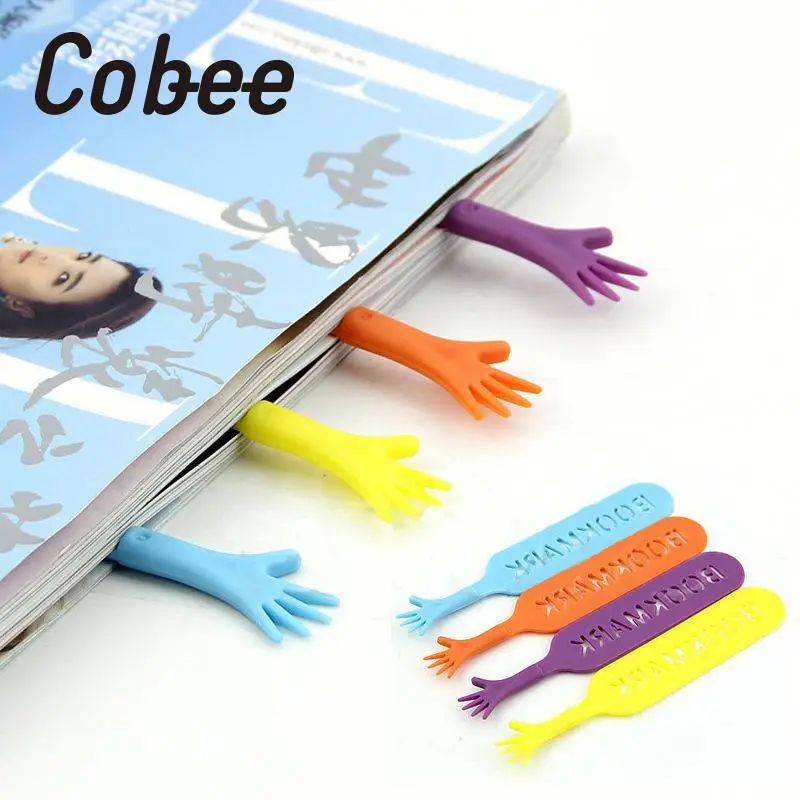 

Cute 4pcs Help Me Bookmarks Stationery Book Mark Page Holder School Office