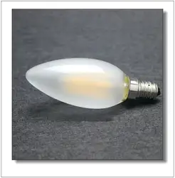 Энергосберегающие E12 4 Вт светодиодные лампочки накаливания 360 градусов теплый белый ламп накаливания для дома/в помещении/ кухня AC110V