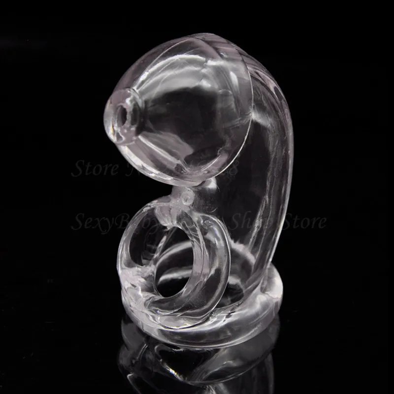 New TPR Silicone Flex Male Chastity Device Penis Rings Cock Cage Sex Toy Chastity Belt Adult Game Restraints Sex Product For Man