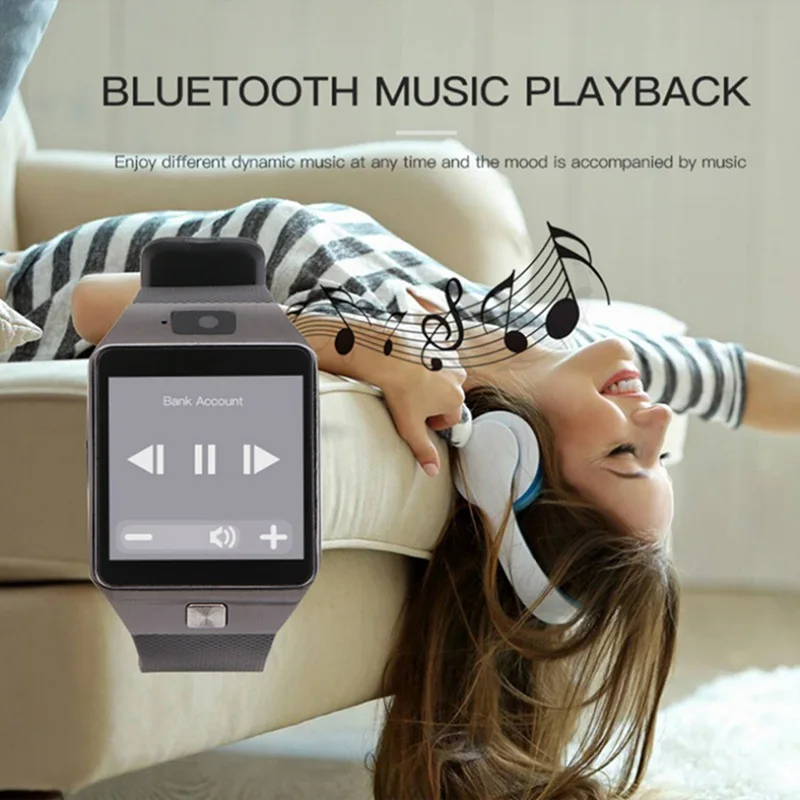 Смарт-часы Bluetooth Сенсорный экран Смарт-часов носимые устройства для Android телефонный звонок SIM мужские часы женские часы-браслет