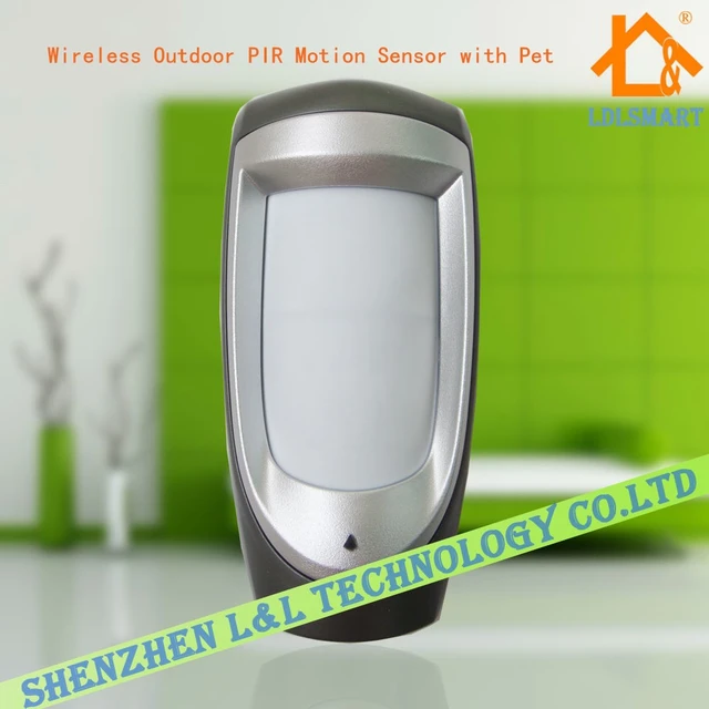 433Mhz Pet Immune Detector Friendly Function Outdoor PIR Waterproof