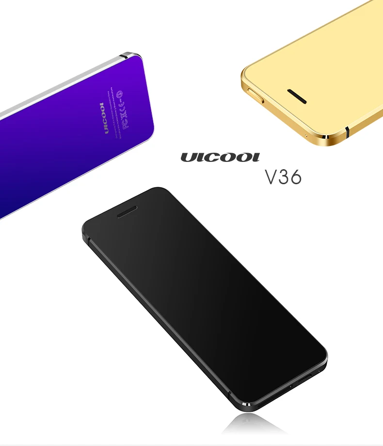 Ulcool V36 металлический корпус Bluetooth 2,0 Dialer анти-потеря две sim-карты ультратонкий мобильный сотовый телефон с кредитной картой+ чехол+ защита экрана