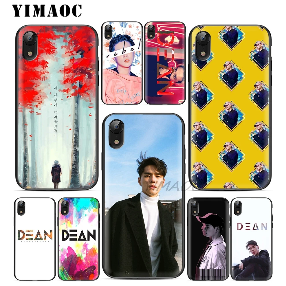 

YIMAOC Dean Deanfluenza Singer Soft TPU Black Silicone Case for iPhone X or 10 8 7 6 6S Plus 5 5S SE Xr Xs Max