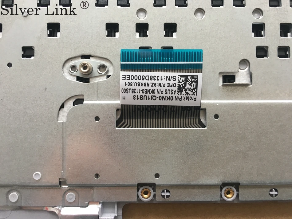 New US keyboard for Asus TX201 TX201LA palmrest 90NB03I1-R31US0 9Z.N8KSU.801