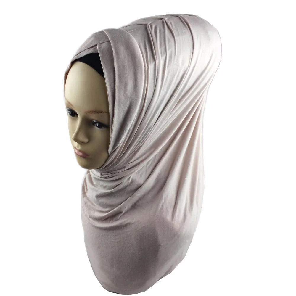 READY MADE ONE PIECE COTTON JERSEY STRETCH HIJAB / SHAWL INSTANT SCARF free shipping PHP1001 | Аксессуары для одежды