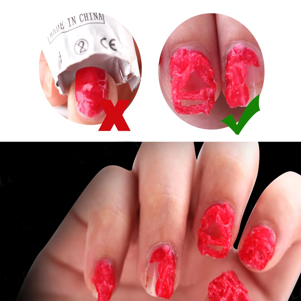 Nail Gel/Polish Remover Magic Remover Healthy Fast Within 2-3 Mins Nail Art Primer Lacquer Acetone Remover Soak off Remover